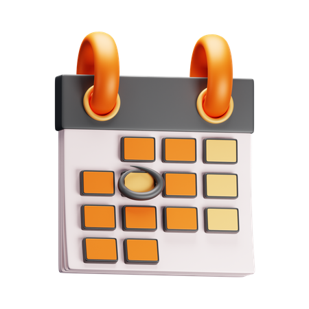 Calendario  3D Icon