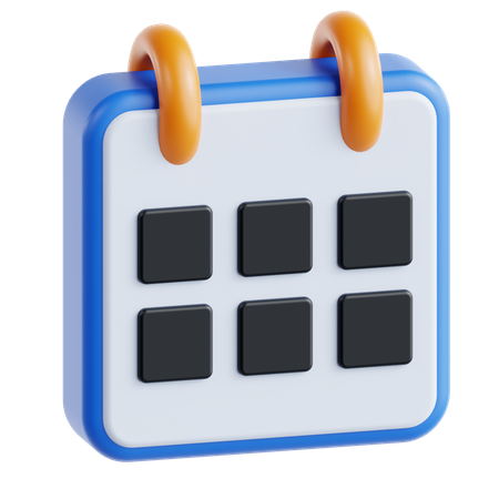 Calendário  3D Icon