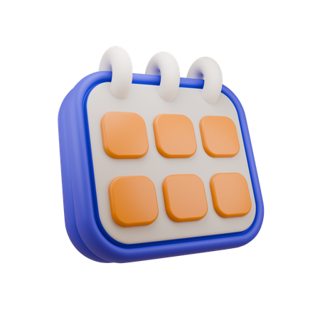 Calendario  3D Icon