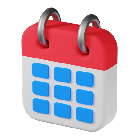 Calendário  3D Icon