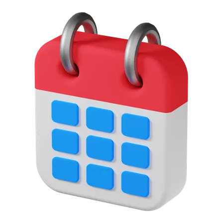 Calendário  3D Icon