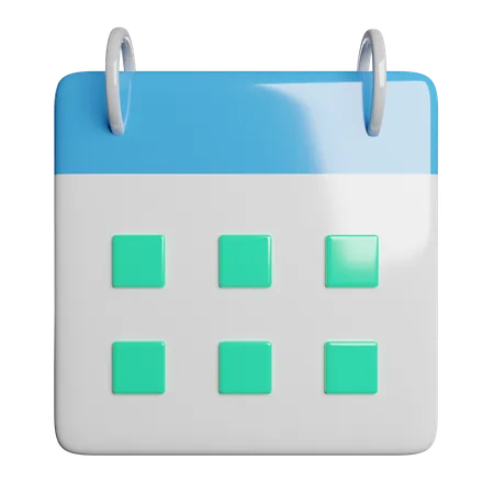 Calendário  3D Icon