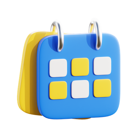 Calendario  3D Icon