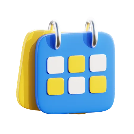 Calendário  3D Icon