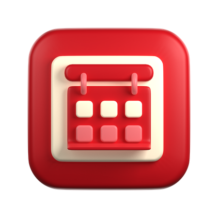 Calendário  3D Icon