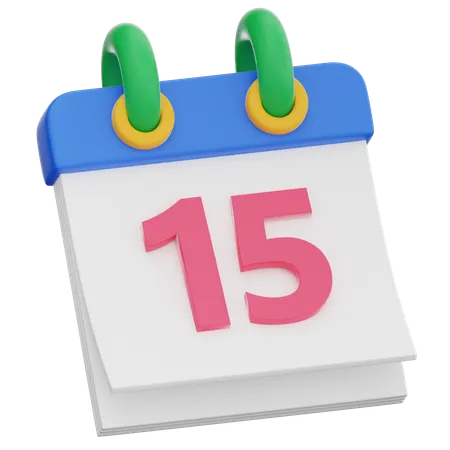 Calendário  3D Icon