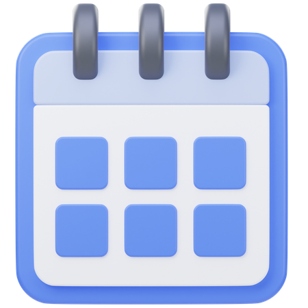 Calendário  3D Icon