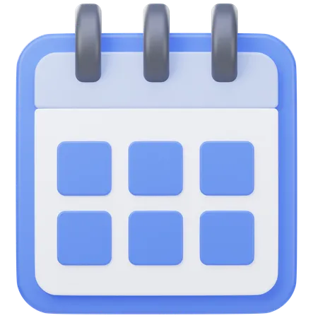 Calendário  3D Icon