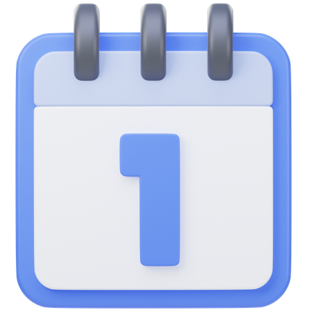 Calendario  3D Icon