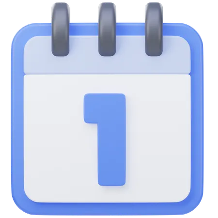 Calendário  3D Icon