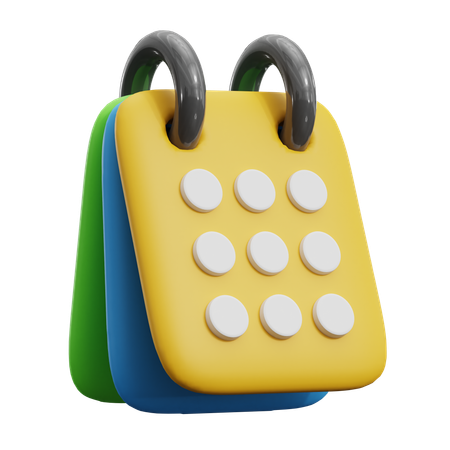 Calendario  3D Icon