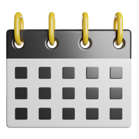 Calendario  3D Icon