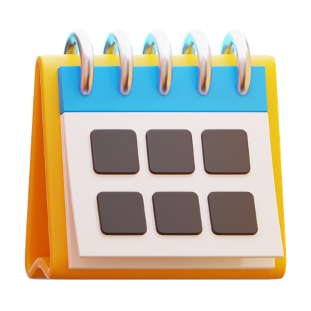 Calendário  3D Icon