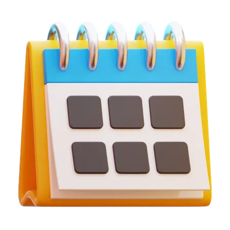 Calendário  3D Icon