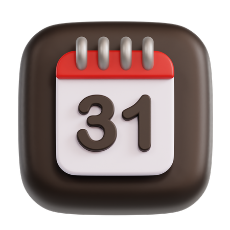 Calendário  3D Icon