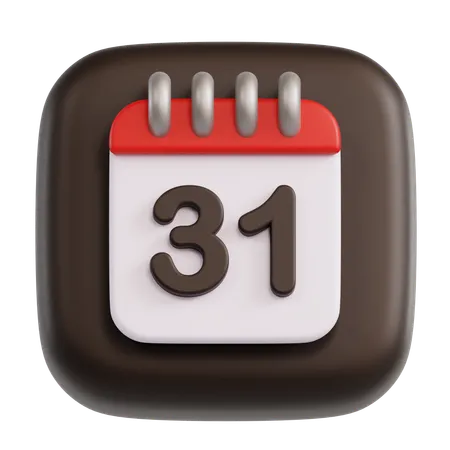 Calendário  3D Icon