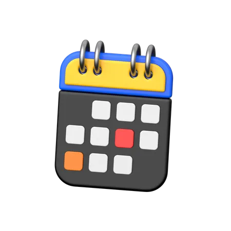 Calendário  3D Icon