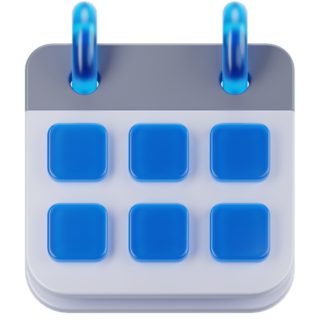 Calendário  3D Icon