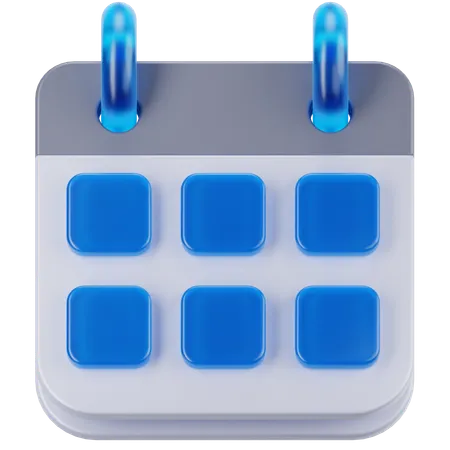 Calendário  3D Icon