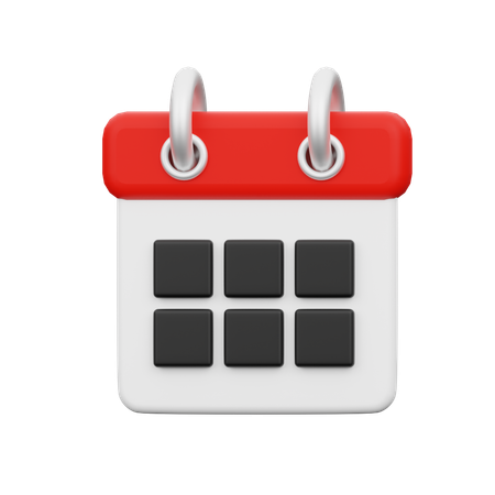 Calendário  3D Icon