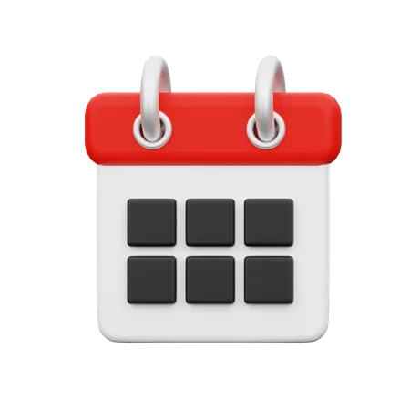 Calendário  3D Icon