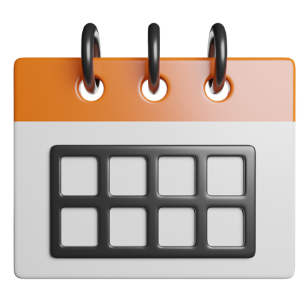 Calendário  3D Icon