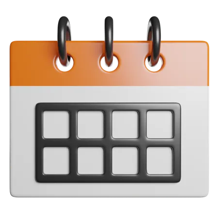 Calendário  3D Icon