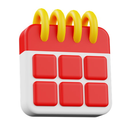 Calendario  3D Icon