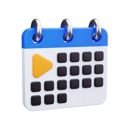 Calendário  3D Icon