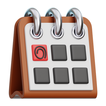 Calendario  3D Icon