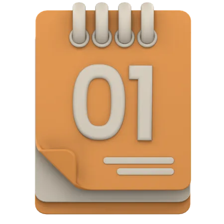 Calendário  3D Icon