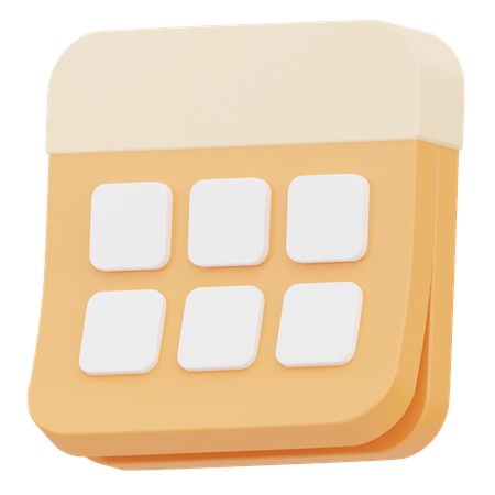 Calendário  3D Icon