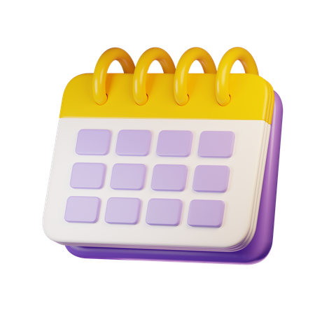 Calendario  3D Icon