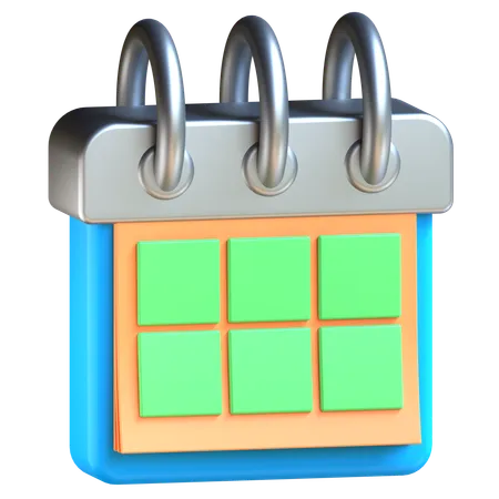 Calendário  3D Icon