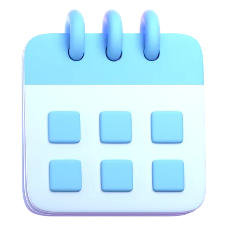 Calendário  3D Icon