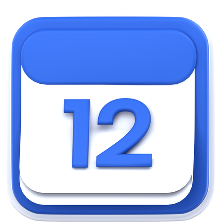 Calendario  3D Icon