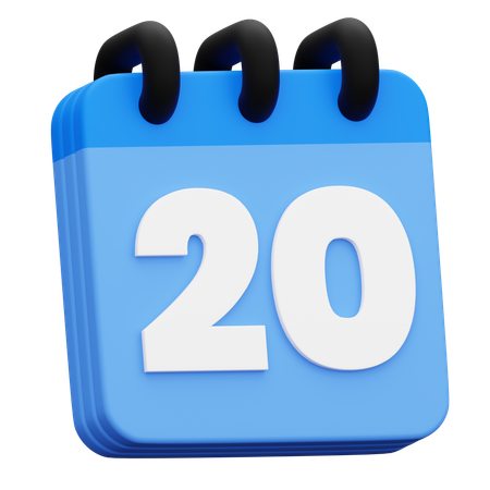 Calendário  3D Icon