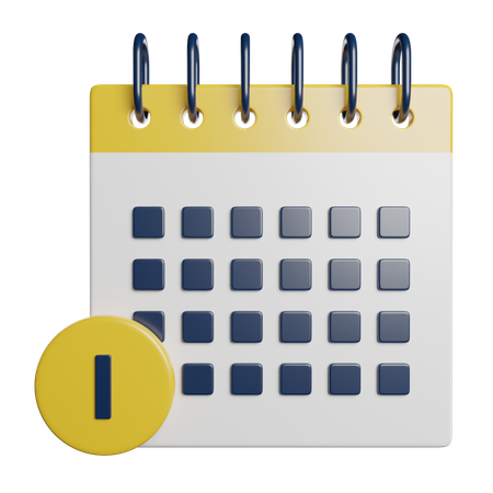 Calendario  3D Icon