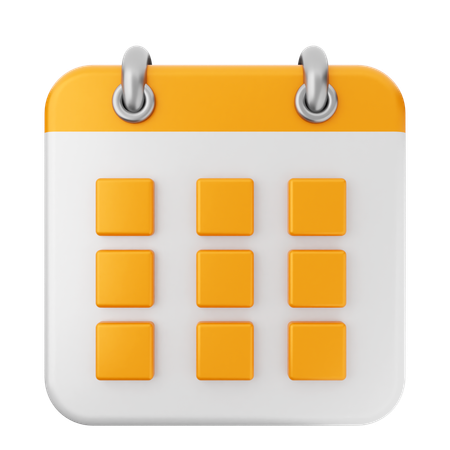 Calendário  3D Icon