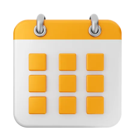 Calendário  3D Icon