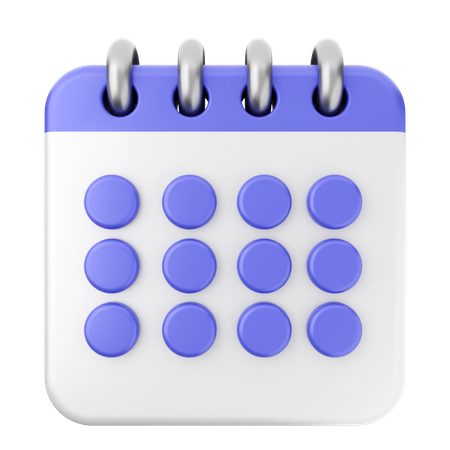 Calendario  3D Icon