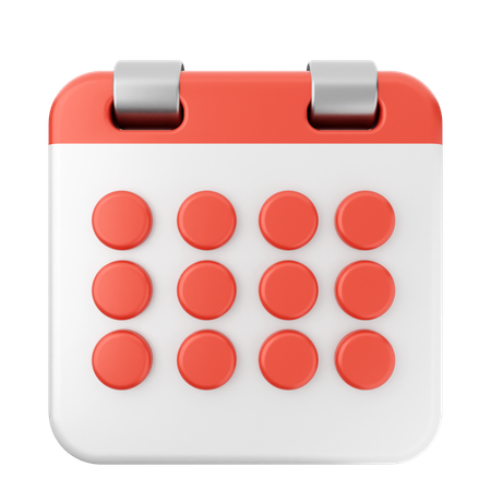 Calendário  3D Icon