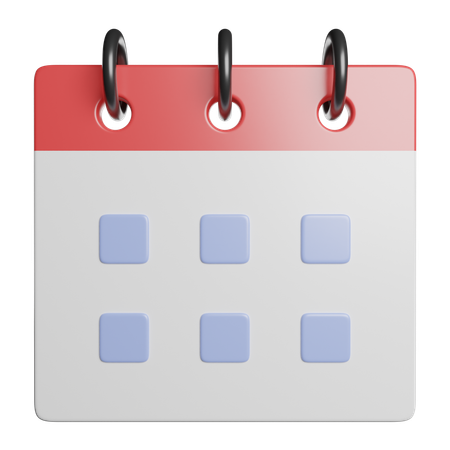 Calendário  3D Icon