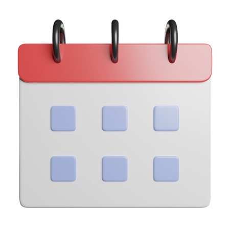 Calendário  3D Icon