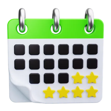 Calendário  3D Icon