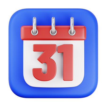 Calendário  3D Icon