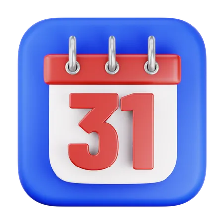 Calendário  3D Icon