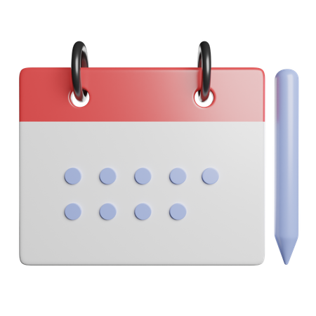 Calendário  3D Icon