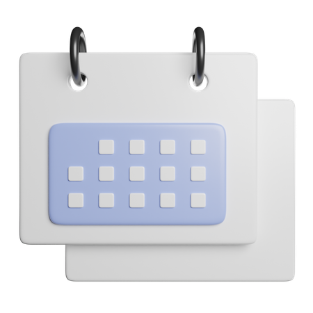 Calendário  3D Icon