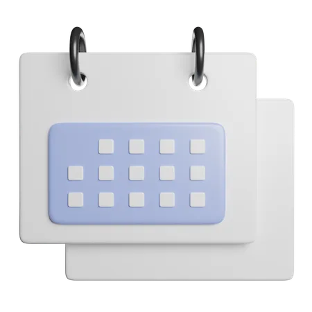 Calendário  3D Icon